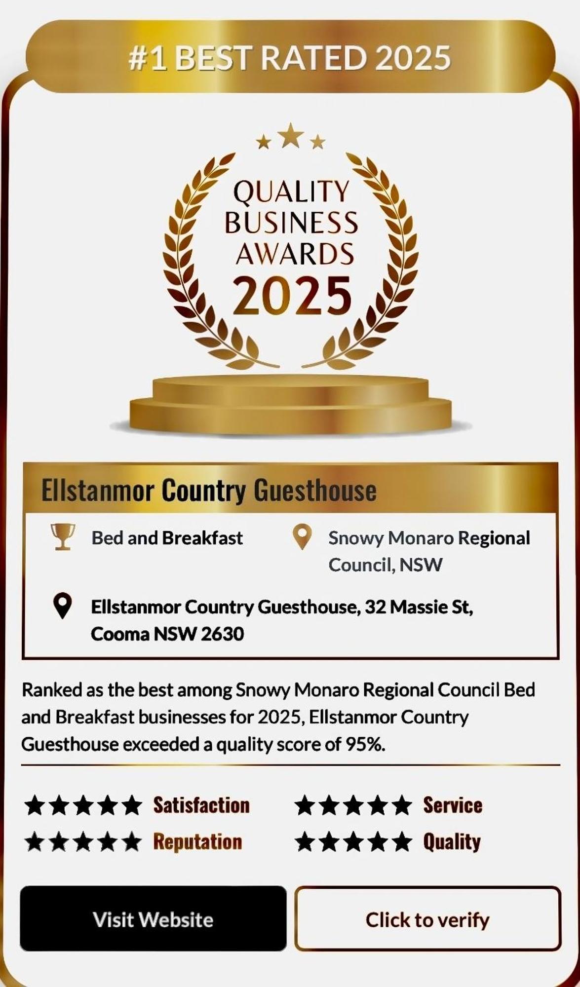 Ellstanmor Guesthouse Cooma Zewnętrze zdjęcie